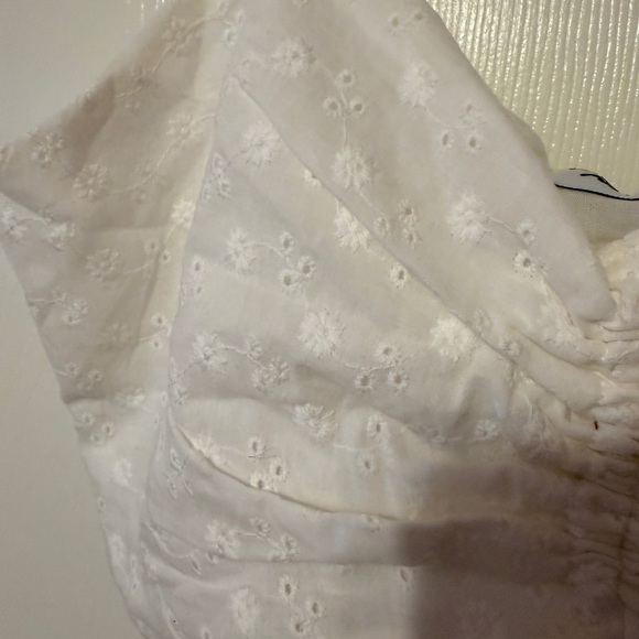 Princess Polly White Floral Print Crop Top - Picture 4 of 7